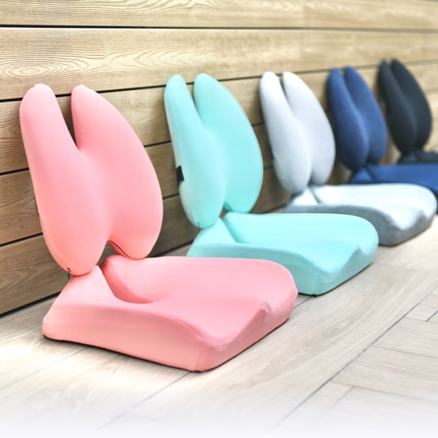 back relief lumbar pillow and pressure relief ergonomic seat cushion for work from home comfort