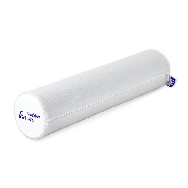 White neck outlet roll pillow