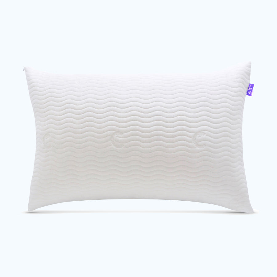 Cushion Lab Adjustable Shredded Memory Foam Pillow, Hypoallergenic Bamboo Pillow for Side Sleepers and Back Sleepers and Stomach Sleepers