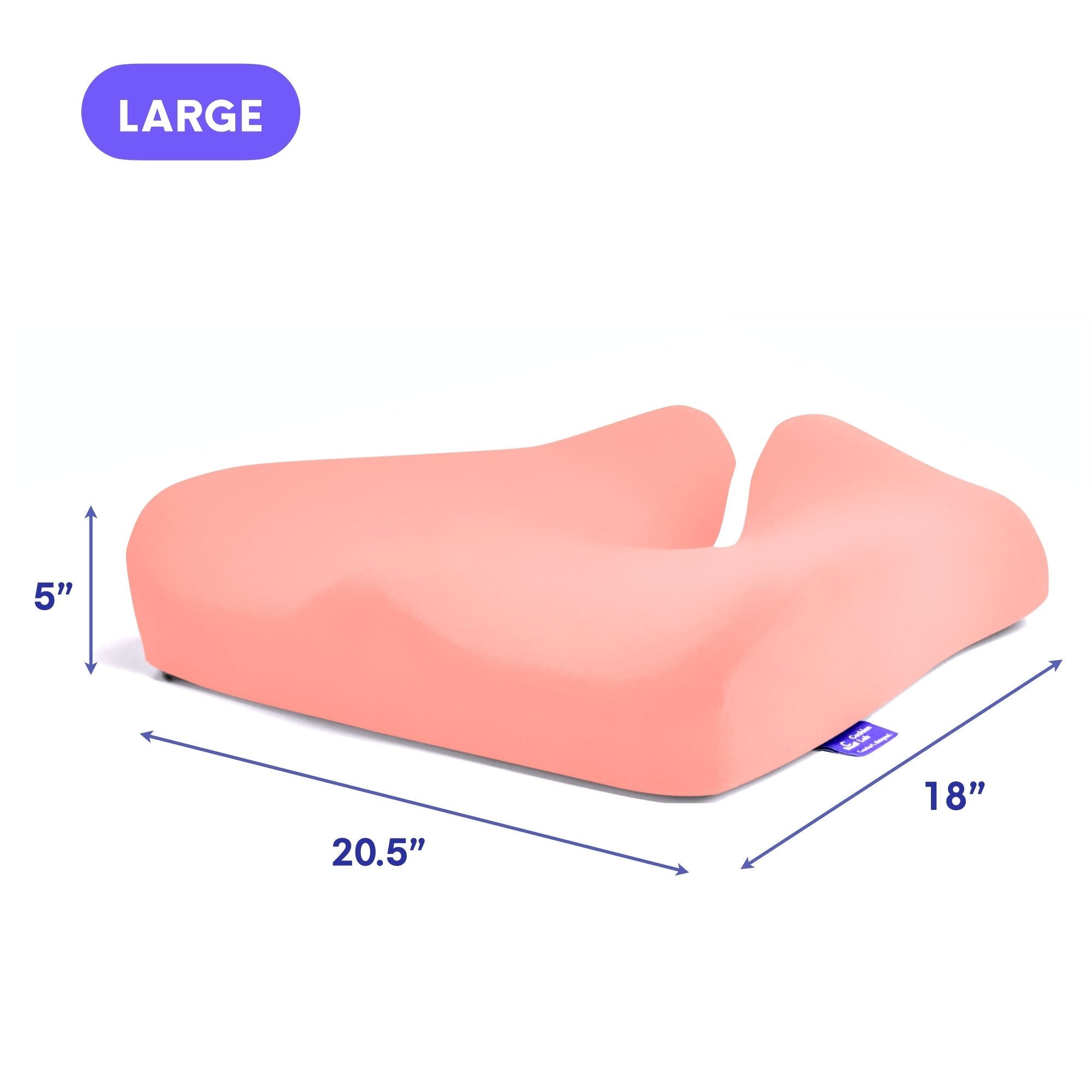 Cushion Lab Pressure Relief Seat Cushion - Pink - L