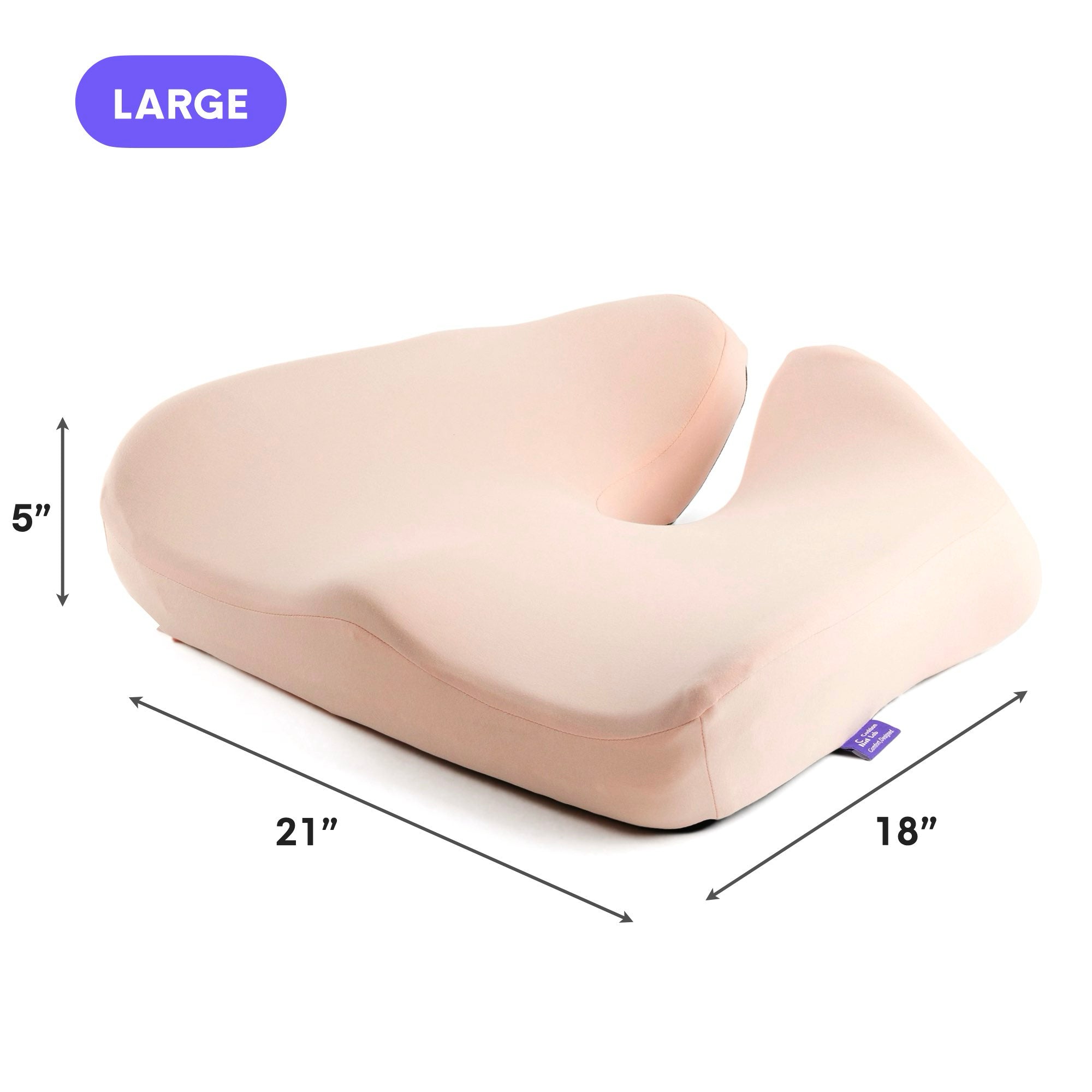 Cushion Lab Patented Pressure Relief Seat Cushion for Long Sitting Hours