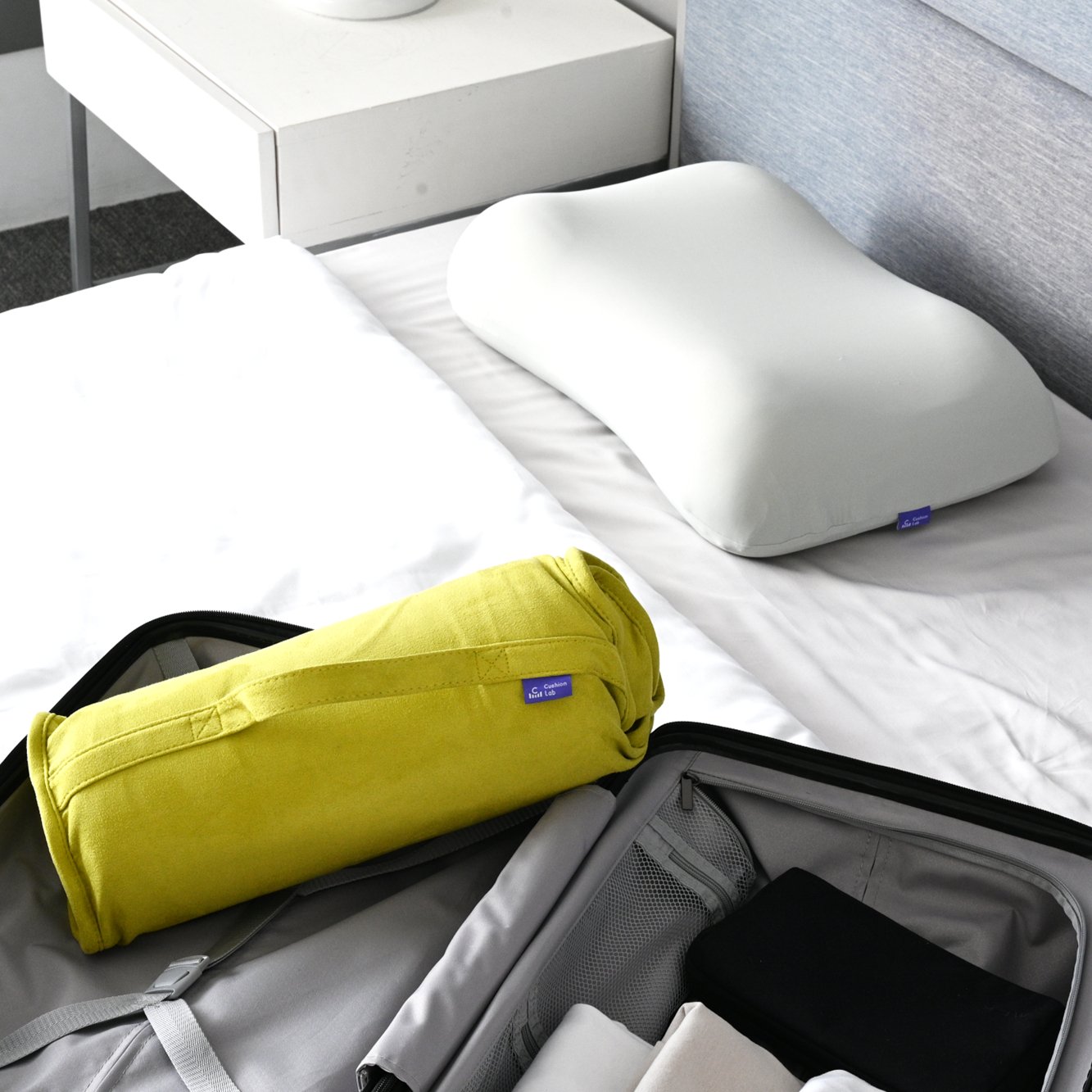 Cushion Lab Deep Sleep Pillow, Patented Ergonomic Contour Design