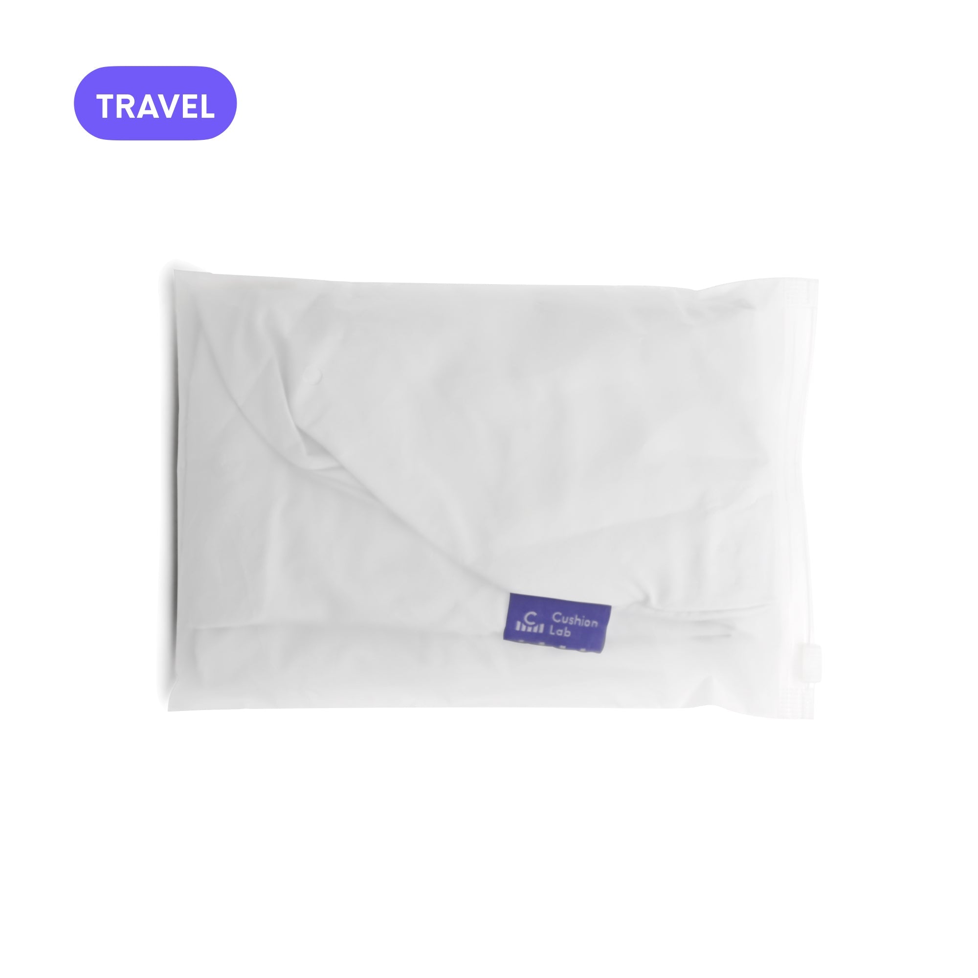 Cushion Lab Travel Deep Sleep Pillow - Black